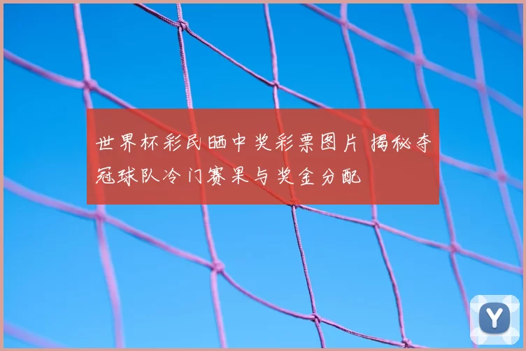 世界杯彩民晒中奖彩票图片 揭秘夺冠球队冷门赛果与奖金分配